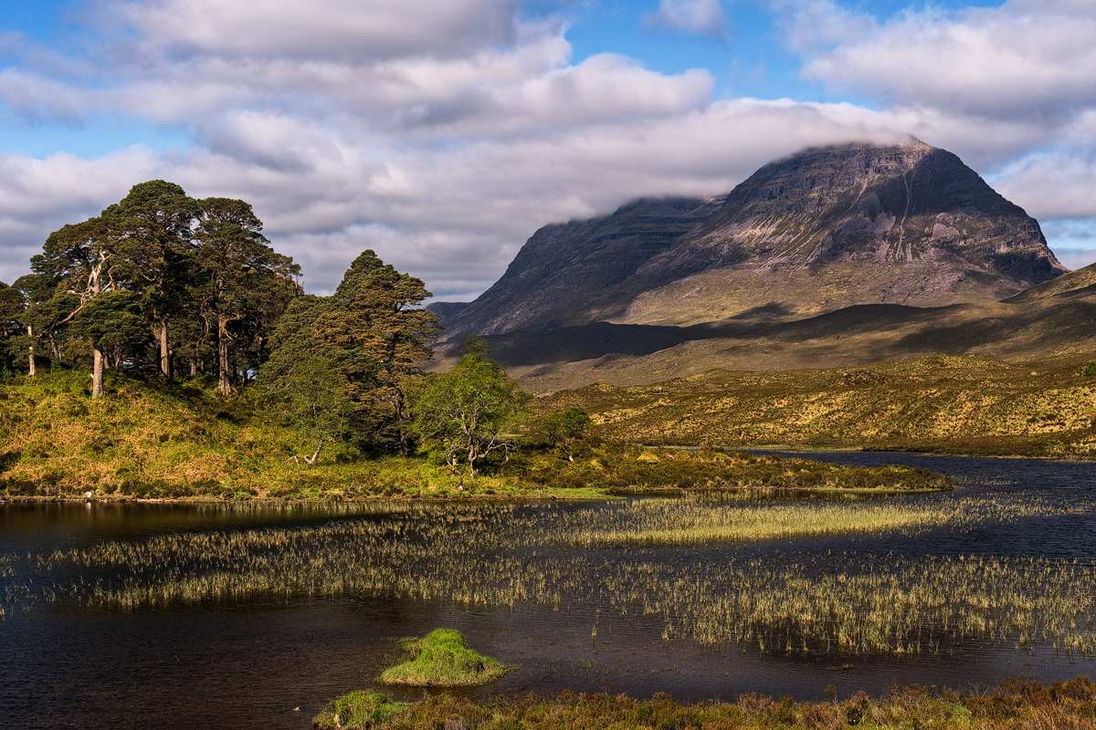 Liatach from Loch Claire